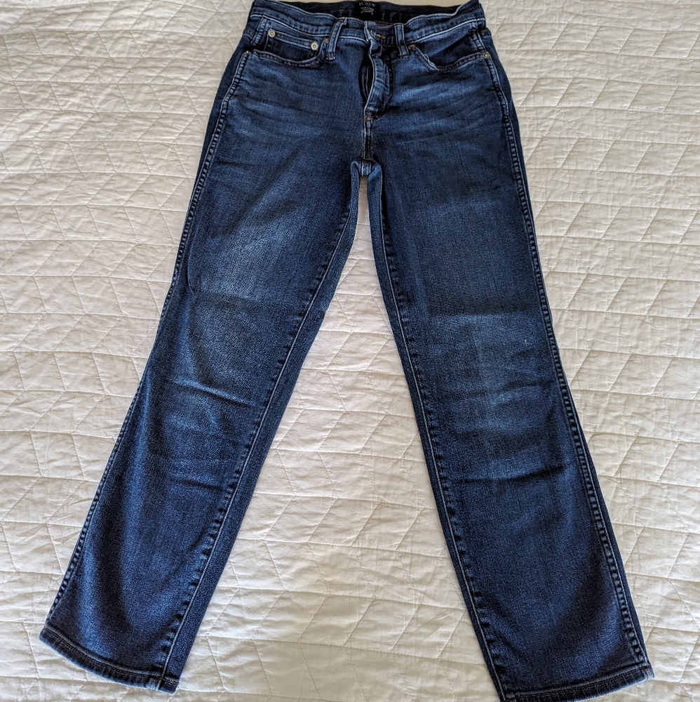 J. Crew High Rise Vintage Straight Denim